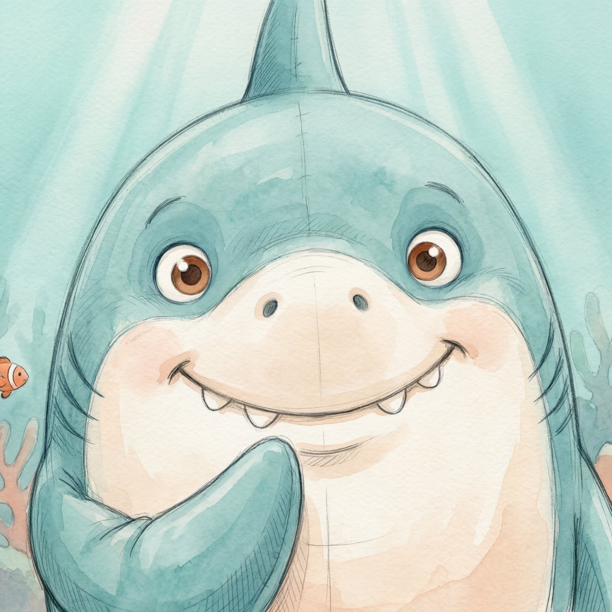 Sammy looking at the reader with a warm grin