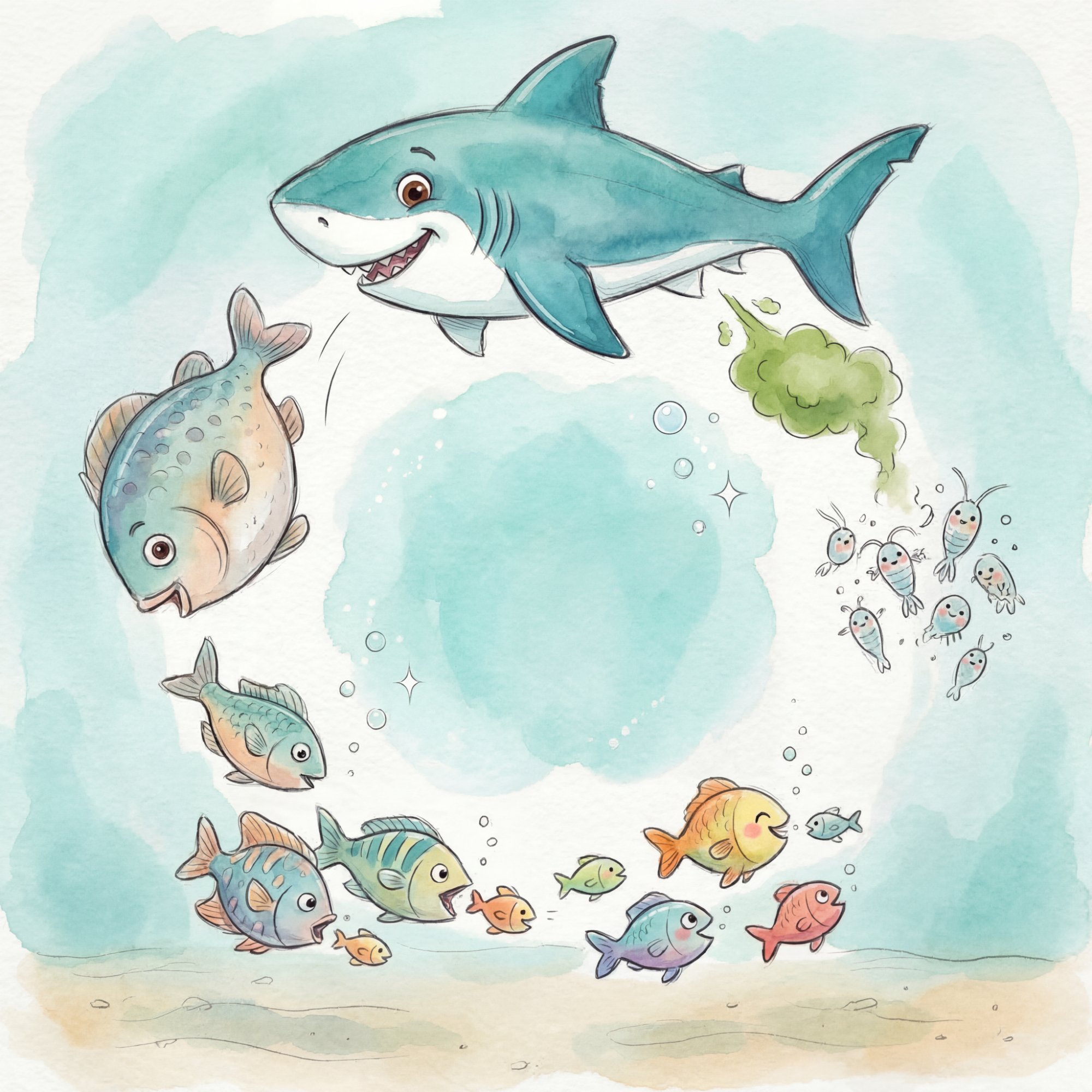 The circle of poop food chain